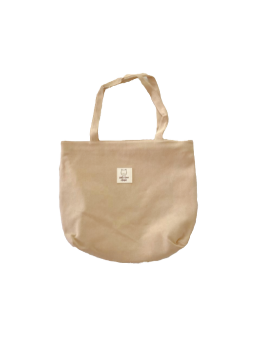 Beige Tote Bag